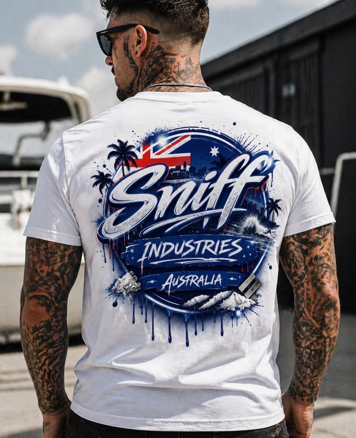 Aussie Edition Tee - White